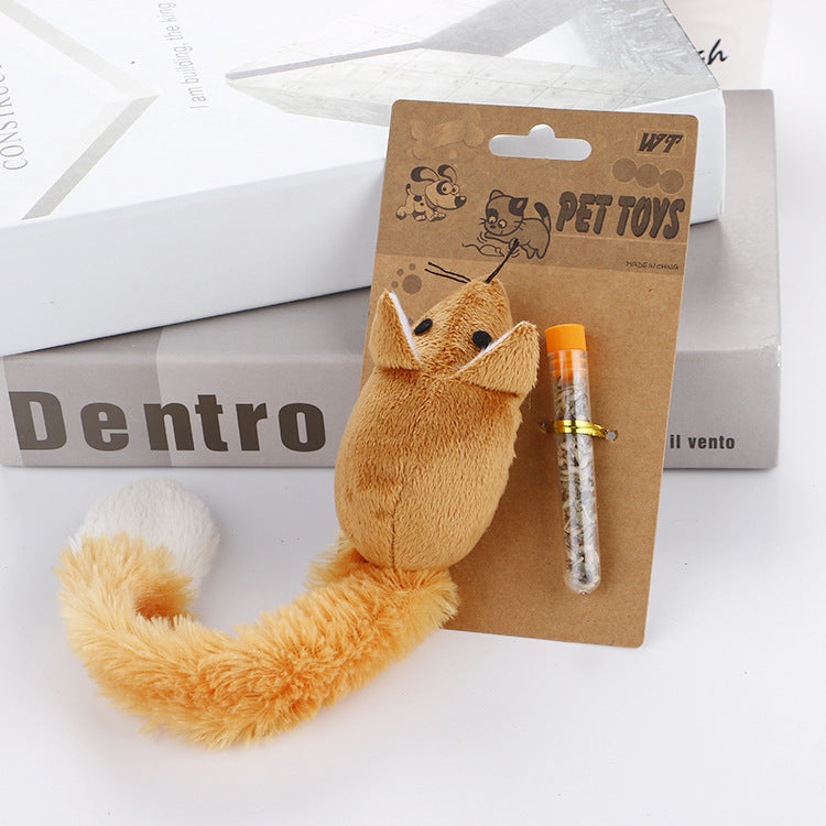 Long Tail Mouse Cat Toy for Indoor Play