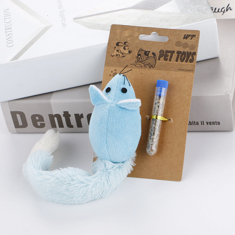 Long Tail Mouse Cat Toy for Indoor Play