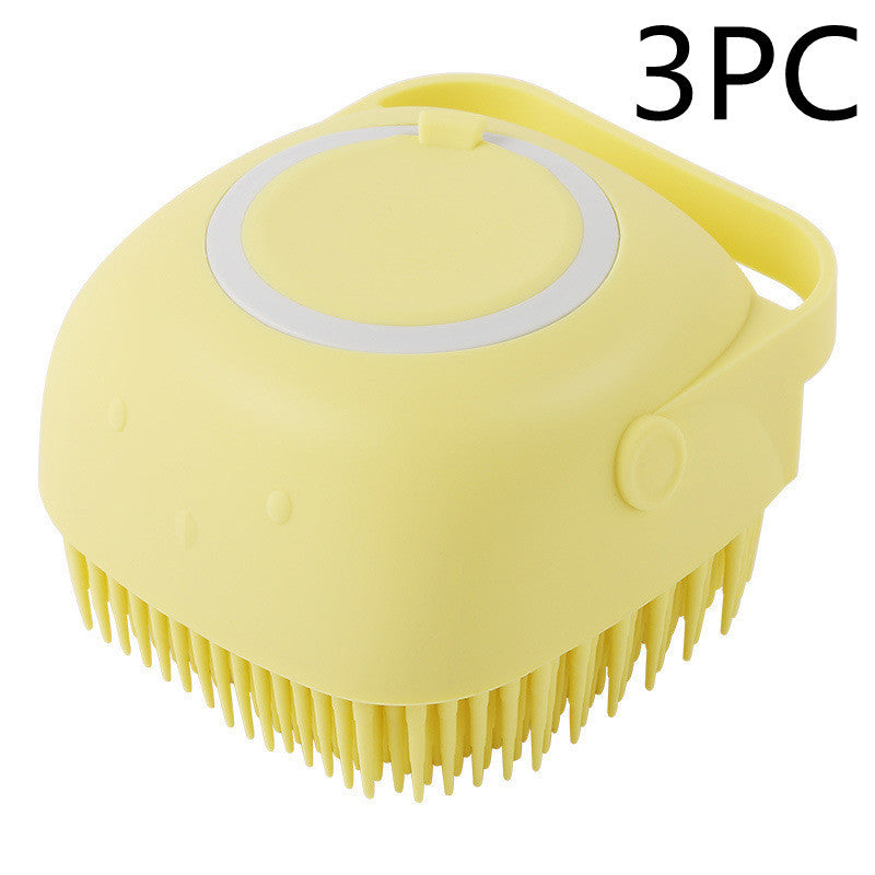 All-in-One Sillicone Pet Grooming Glove For Brushing, Bathing, Massaging