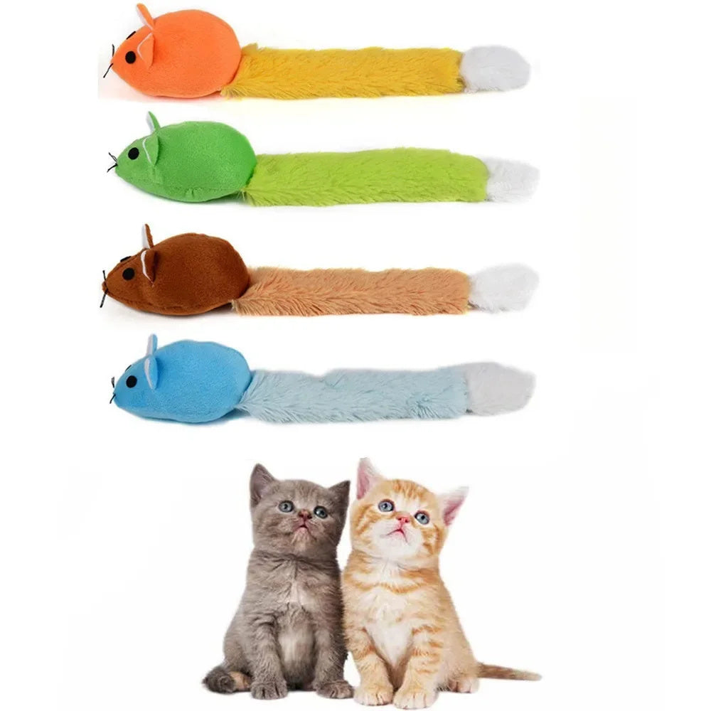 Long Tail Mouse Cat Toy for Indoor Play