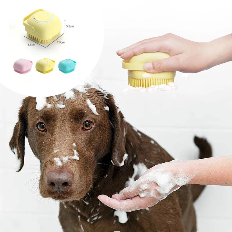 All-in-One Sillicone Pet Grooming Glove For Brushing, Bathing, Massaging