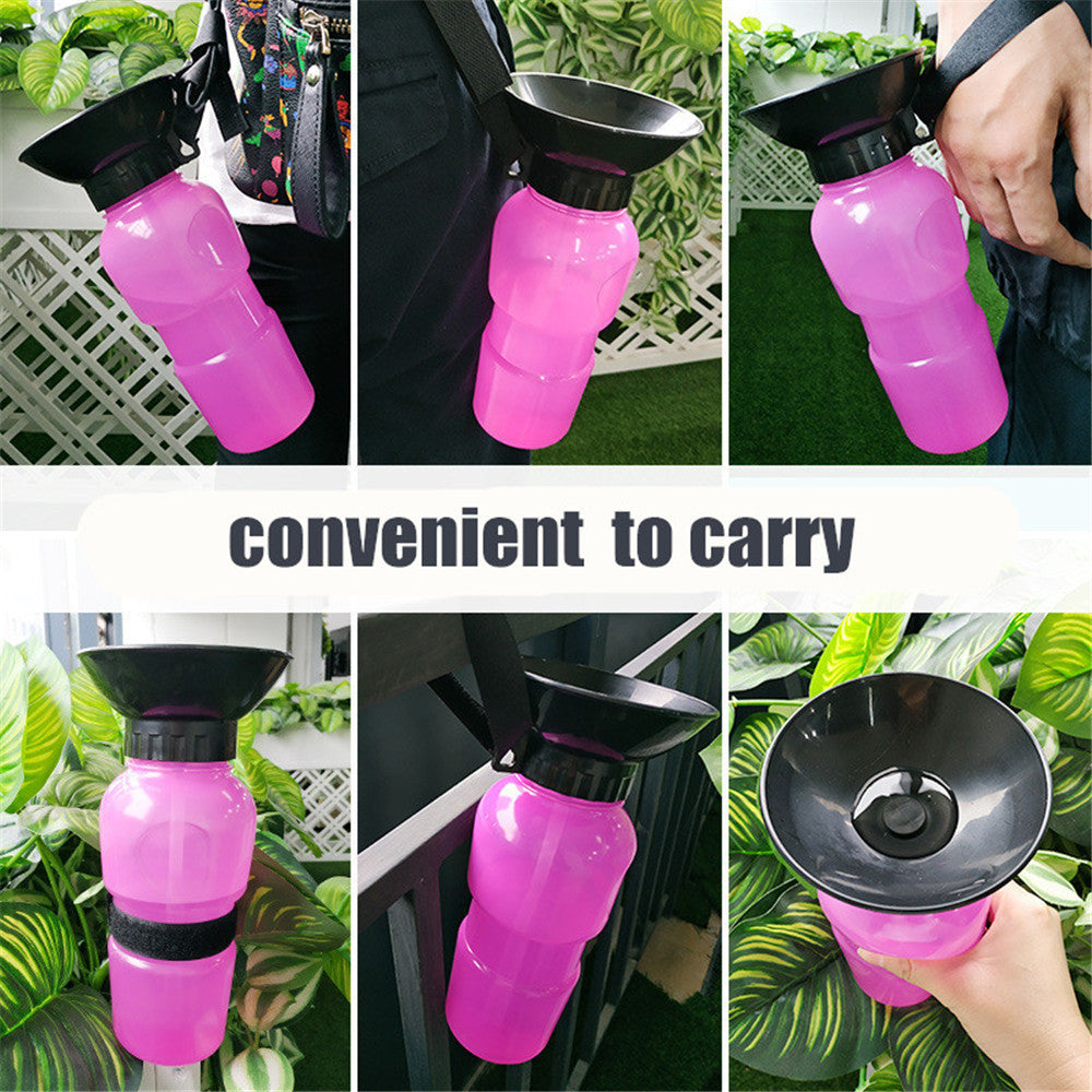 Portable Pet Water Bottle For Travel, Hiking and Outdoor Fun