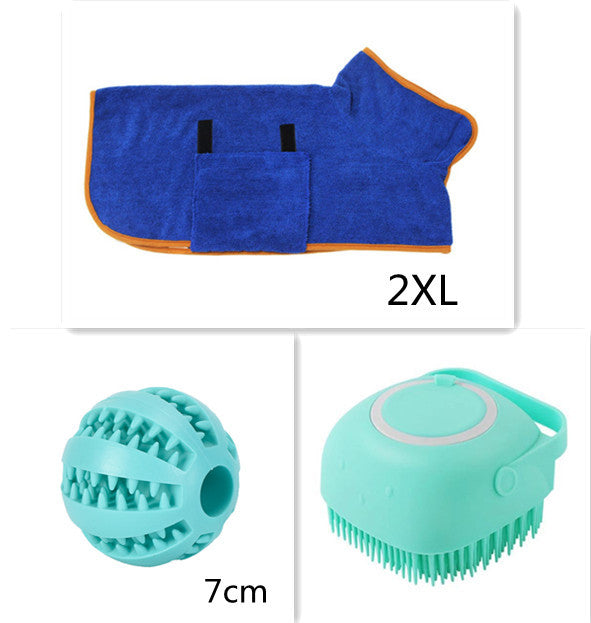 All-in-One Sillicone Pet Grooming Glove For Brushing, Bathing, Massaging